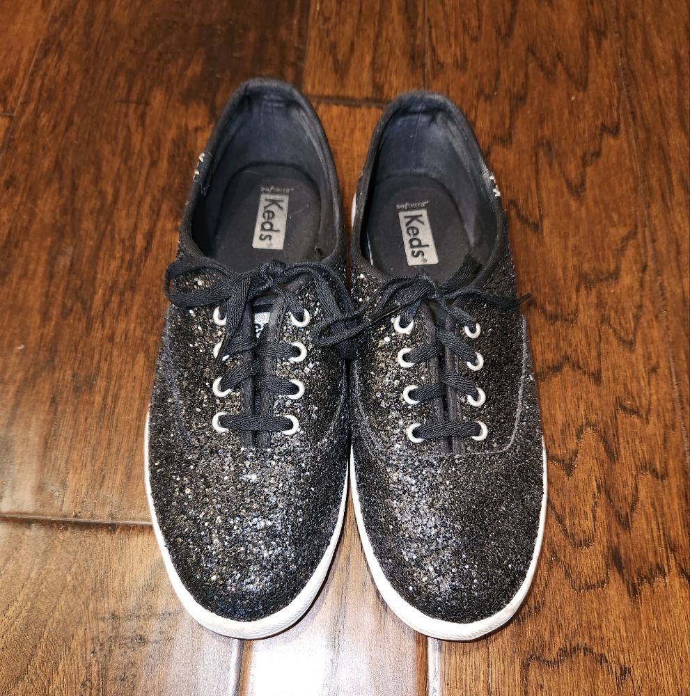 Keds Black Glitter Sneakers